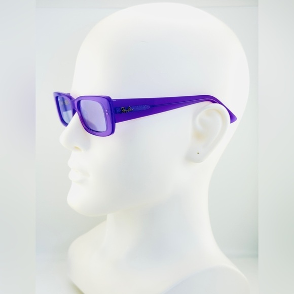 Ray-Ban Teru Bio Based Sunglasses RB4425 Transparent Purple Frame Violet Lenses main image 8
